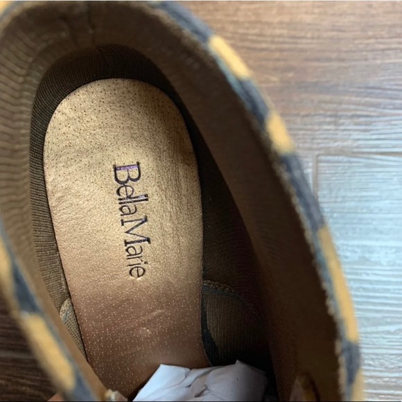 Leopard ankle wedge booties size 9 - Picture 5 of 5